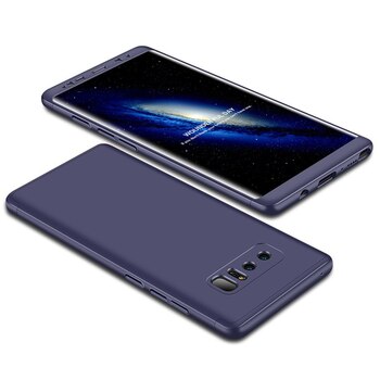 Microsonic Samsung Galaxy Note 8 Kılıf Double Dip 360 Protective AYS Lacivert