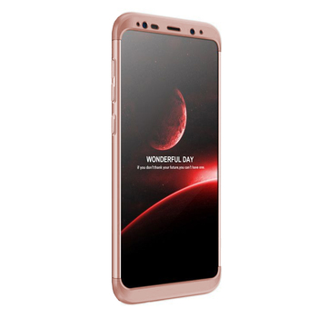 Microsonic Samsung Galaxy Note 8 Kılıf Double Dip 360 Protective AYS Rose Gold