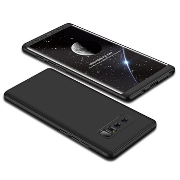 Microsonic Samsung Galaxy Note 8 Kılıf Double Dip 360 Protective AYS Siyah