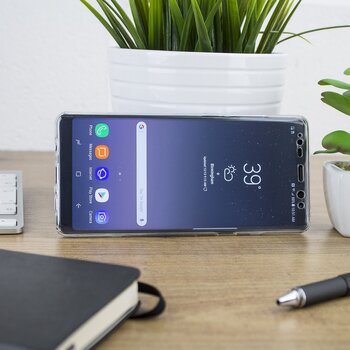 Microsonic Samsung Galaxy Note 8 Kılıf Komple Gövde Koruyucu Silikon Şeffaf