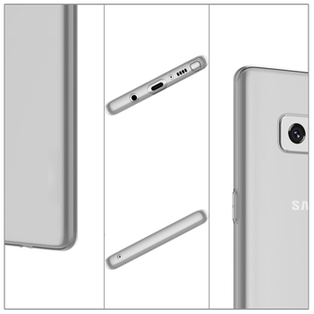 Microsonic Samsung Galaxy Note 8 Kılıf Transparent Soft Beyaz
