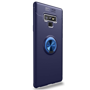 Microsonic Samsung Galaxy Note 9 Kılıf Kickstand Ring Holder Lacivert