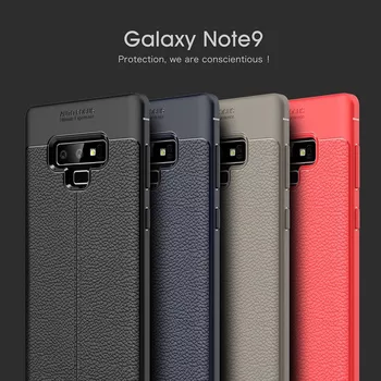 Microsonic Samsung Galaxy Note 9 Kılıf Deri Dokulu Silikon Siyah