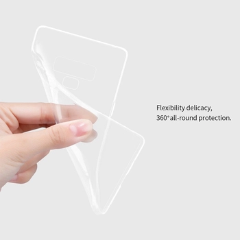 Microsonic Samsung Galaxy Note 9 Kılıf Transparent Soft Beyaz
