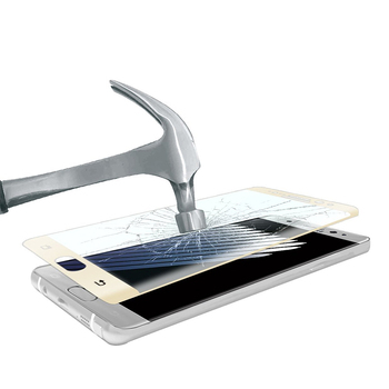 Microsonic Samsung Galaxy Note FE Kavisli Temperli Cam Ekran Koruyucu Film Gümüş