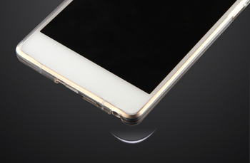 Microsonic Samsung Galaxy On5 Kılıf Transparent Soft Gold