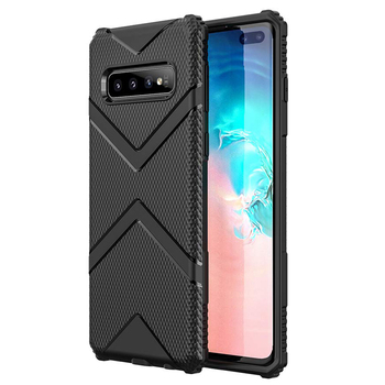 Microsonic Samsung Galaxy S10 Plus Diamond Shield Kılıf Siyah Microsonic Samsung Galaxy S10 Plus Diamond Shield Kılıf Siyah