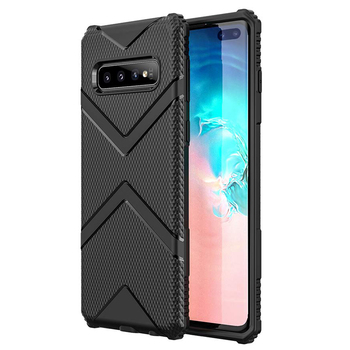 Microsonic Samsung Galaxy S10 Plus Diamond Shield Kılıf Siyah