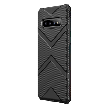 Microsonic Samsung Galaxy S10 Plus Diamond Shield Kılıf Siyah