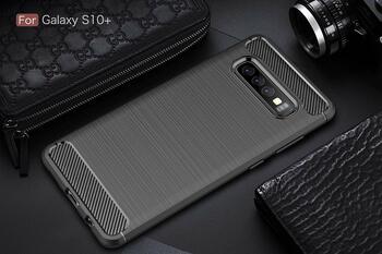 Microsonic Samsung Galaxy S10 Plus Kılıf Room Silikon Siyah