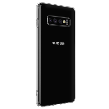 Microsonic Samsung Galaxy S10 Kılıf Transparent Soft Beyaz