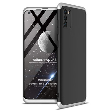 Microsonic Samsung Galaxy S20 FE Kılıf Double Dip 360 Protective AYS Siyah Gri Microsonic Samsung Galaxy S20 FE Kılıf Double Dip 360 Protective AYS Siyah Gri
