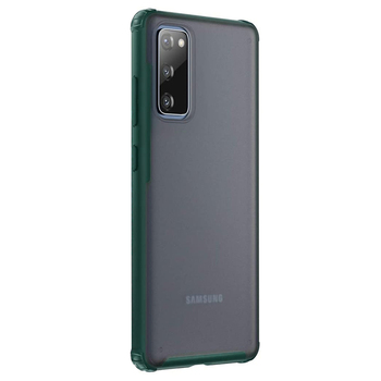 Microsonic Samsung Galaxy S20 FE Kılıf Frosted Frame Yeşil