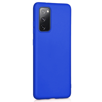 Microsonic Samsung Galaxy S20 FE Kılıf Matte Silicone Mavi