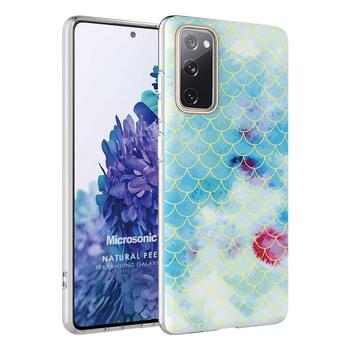 Microsonic Samsung Galaxy S20 FE Natural Feel Desenli Kılıf Fish Scale Microsonic Samsung Galaxy S20 FE Natural Feel Desenli Kılıf Fish Scale