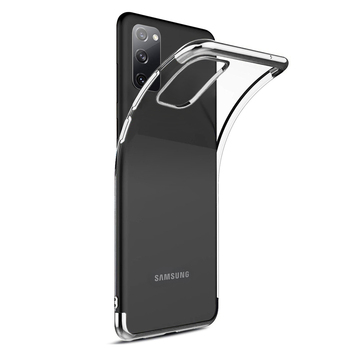 Microsonic Samsung Galaxy S20 FE Kılıf Skyfall Transparent Clear Gümüş