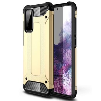 Microsonic Samsung Galaxy S20 FE Kılıf Rugged Armor Gold Microsonic Samsung Galaxy S20 FE Kılıf Rugged Armor Gold
