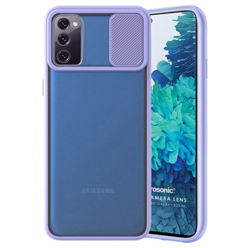 Microsonic Samsung Galaxy S20 FE Kılıf Slide Camera Lens Protection Lila Microsonic Samsung Galaxy S20 FE Kılıf Slide Camera Lens Protection Lila