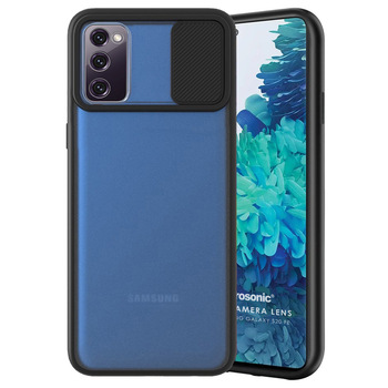 Microsonic Samsung Galaxy S20 FE Kılıf Slide Camera Lens Protection Siyah