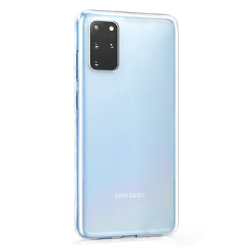 Microsonic Samsung Galaxy S20 Plus Kılıf Transparent Soft Beyaz