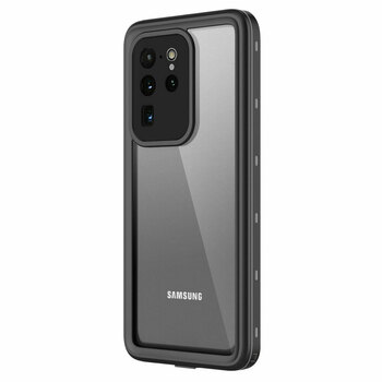 Microsonic Samsung Galaxy S20 Ultra Kılıf Waterproof 360 Full Body Protective Siyah