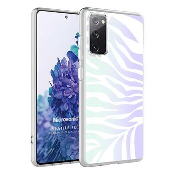 Microsonic Samsung Galaxy S21 FE Braille Feel Desenli Kılıf Zebra Microsonic Samsung Galaxy S21 FE Braille Feel Desenli Kılıf Zebra