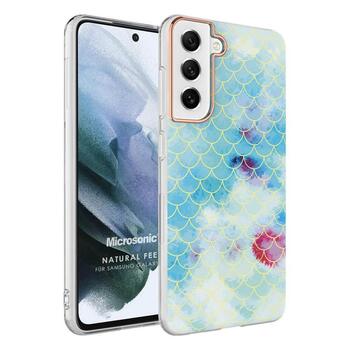 Microsonic Samsung Galaxy S21 FE Natural Feel Desenli Kılıf Fish Scale Microsonic Samsung Galaxy S21 FE Natural Feel Desenli Kılıf Fish Scale
