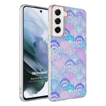 Microsonic Samsung Galaxy S21 FE Natural Feel Desenli Kılıf Oyster Microsonic Samsung Galaxy S21 FE Natural Feel Desenli Kılıf Oyster