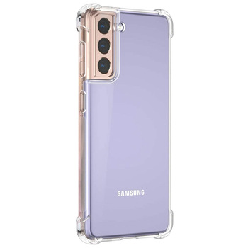 Microsonic Samsung Galaxy S21 Plus Kılıf Anti Shock Silikon Şeffaf