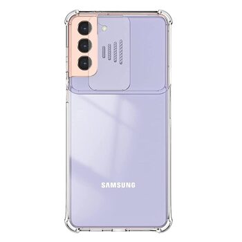 Microsonic Samsung Galaxy S21 Plus Kılıf Chill Crystal Şeffaf