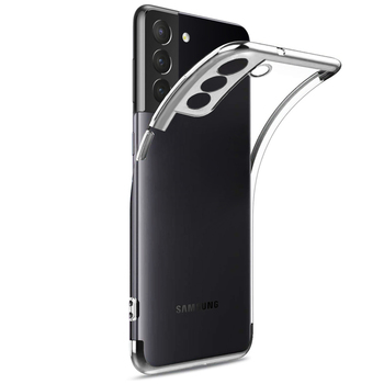 Microsonic Samsung Galaxy S21 Plus Kılıf Skyfall Transparent Clear Gümüş