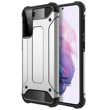 Microsonic Samsung Galaxy S21 Kılıf Rugged Armor Gümüş Microsonic Samsung Galaxy S21 Kılıf Rugged Armor Gümüş