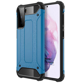 Microsonic Samsung Galaxy S21 Kılıf Rugged Armor Mavi Microsonic Samsung Galaxy S21 Kılıf Rugged Armor Mavi
