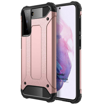 Microsonic Samsung Galaxy S21 Kılıf Rugged Armor Rose Gold Microsonic Samsung Galaxy S21 Kılıf Rugged Armor Rose Gold
