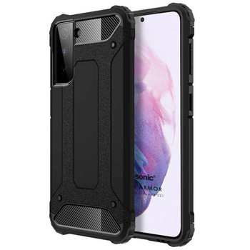 Microsonic Samsung Galaxy S21 Kılıf Rugged Armor Siyah Microsonic Samsung Galaxy S21 Kılıf Rugged Armor Siyah