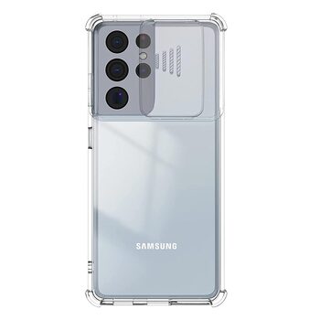 Microsonic Samsung Galaxy S21 Ultra Kılıf Chill Crystal Şeffaf