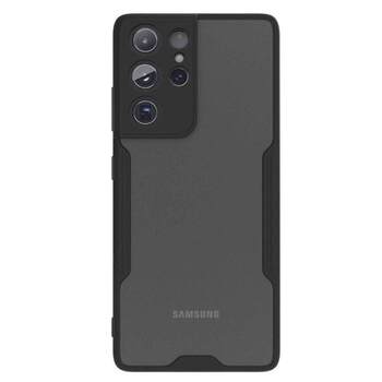 Microsonic Samsung Galaxy S21 Ultra Kılıf Paradise Glow Siyah