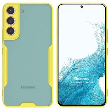 Microsonic Samsung Galaxy S22 Kılıf Paradise Glow Sarı