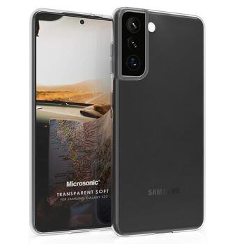 Microsonic Samsung Galaxy S22 Kılıf Transparent Soft Beyaz Microsonic Samsung Galaxy S22 Kılıf Transparent Soft Beyaz