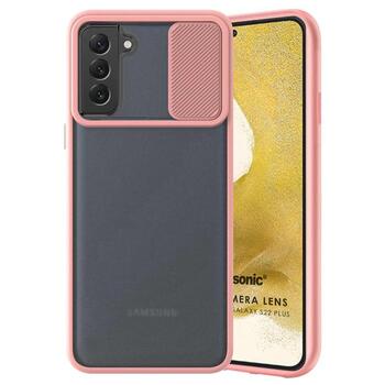 Microsonic Samsung Galaxy S22 Plus Kılıf Slide Camera Lens Protection Rose Gold Microsonic Samsung Galaxy S22 Plus Kılıf Slide Camera Lens Protection Rose Gold