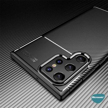 Microsonic Samsung Galaxy S22 Ultra Kılıf Legion Series Siyah