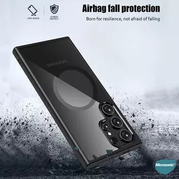 Microsonic Samsung Galaxy S24 Kılıf MagSafe Bright Planet Bordo