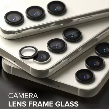 Microsonic Samsung Galaxy S24 Plus Tekli Kamera Lens Koruma Camı Gold