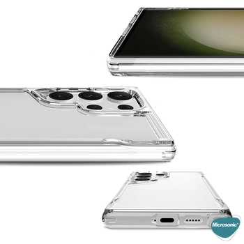 Microsonic Samsung Galaxy S24 Ultra Kılıf Trex Bumper Şeffaf