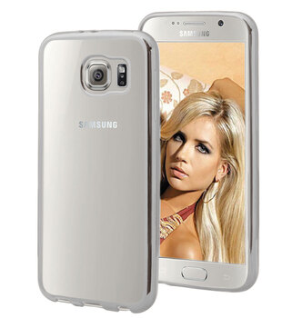 Microsonic Samsung Galaxy S6 Kılıf Skyfall Transparent Clear Gümüş Microsonic Samsung Galaxy S6 Kılıf Skyfall Transparent Clear Gümüş