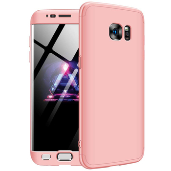 Microsonic Samsung Galaxy S7 Edge Kılıf Double Dip 360 Protective AYS Rose Gold Microsonic Samsung Galaxy S7 Edge Kılıf Double Dip 360 Protective AYS Rose Gold