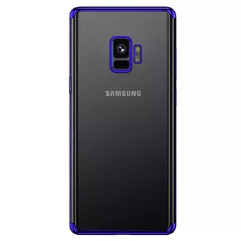 Microsonic Samsung Galaxy S9 Kılıf Skyfall Transparent Clear Mavi