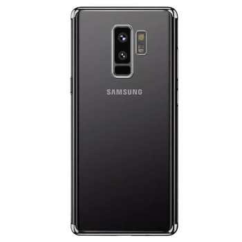 Microsonic Samsung Galaxy S9 Plus Kılıf Skyfall Transparent Clear Gümüş