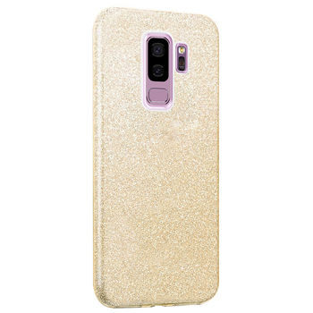 Microsonic Samsung Galaxy S9 Plus Kılıf Sparkle Shiny Gold
