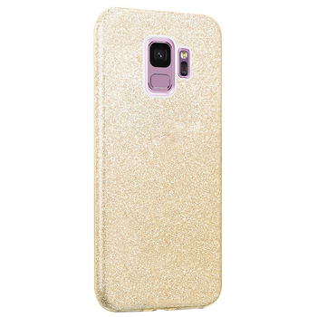 Microsonic Samsung Galaxy S9 Kılıf Sparkle Shiny Gold